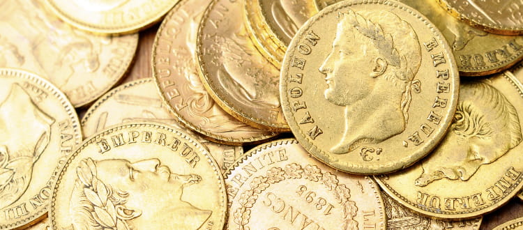Vieilles pièces monnaie françaises