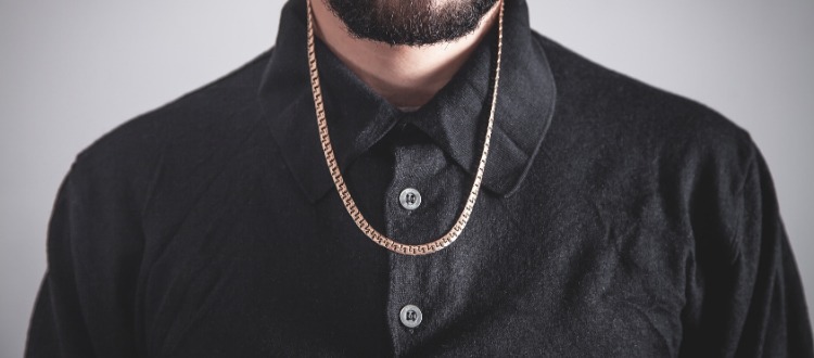 gourmette argent homme
