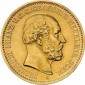 20 Mark Or Friedrich Franz II 1872