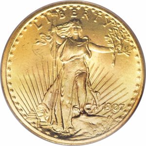 20 dollares st-gaudens 1097-1908