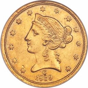 5 dollars or liberty