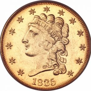 5 dollars tête classique