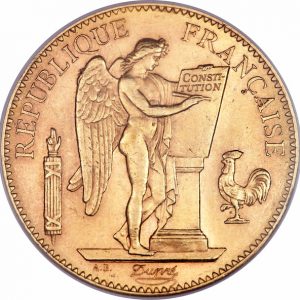 Pièce 100 Francs Or Génie