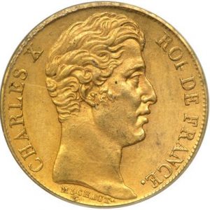 Pièce 20 Francs Or Charles X