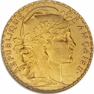 Pièce 20 Francs Or Coq Marianne Recto