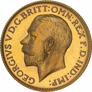 Pièce Or Souverain George V de 1911 à 1925