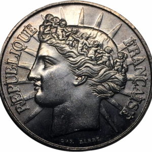 Pièce 100 Francs Fraternité 1988 Recto