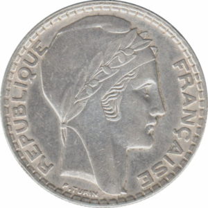 Pièce 20 Francs Turin Recto