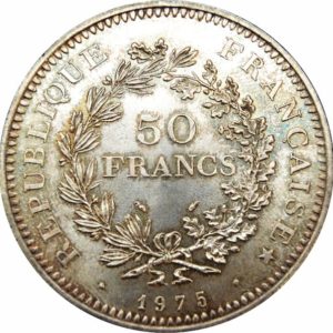 Pièce 50 Francs Hercule Recto