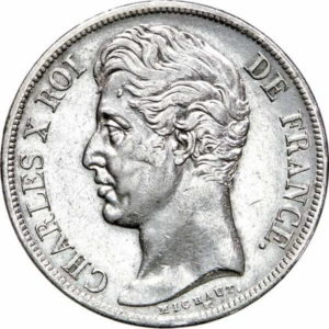 Pièce 2 Francs Charles X Recto