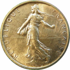 Pièce 5 Francs Semeuse 1959 à 1969 Recto