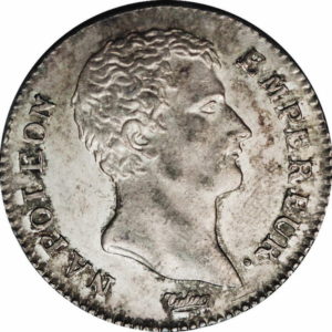 Pièce 1 Franc Napoléon Tête Nue recto