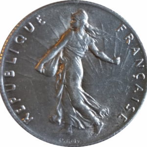 Pièce 50 Centimes Semeuse de 1897 à 1920 recto