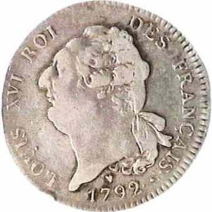 Pièce 6 Livres Louis XVI - Français recto