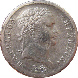 Pièce Demi Franc Napoléon 1807 et 1808 recto