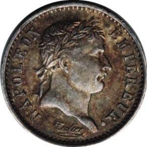 Pièce Quart de Franc Napoléon 1807 et 1808 recto