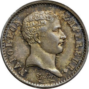 Pièce Quart de Franc Napoléon 1807 recto