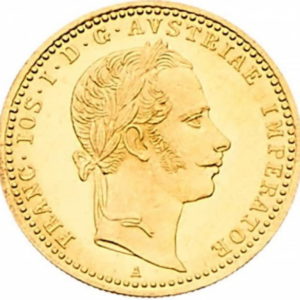 Pièce 1 Ducat Or 1860 à 1865 Recto