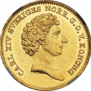 Pièce 1 Dukat Or 1835 à 1843 Recto