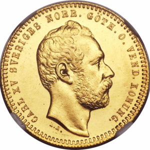 Pièce 1 Dukat Or 1860 à 1868 Recto