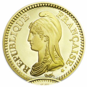 Pièce 1 Franc Or 1992 Recto