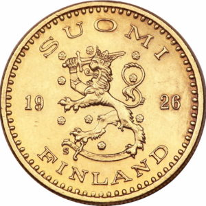 Pièce 200 Markkaa Or 1926 Recto