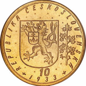 Pièce 10 Dukatov Or 1929 à 1951