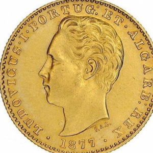 Pièce 2000 Reis Or 1856 à 1860