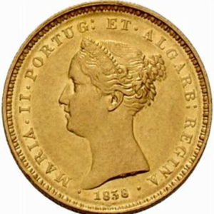 Pièce 2500 Reis Or 1838