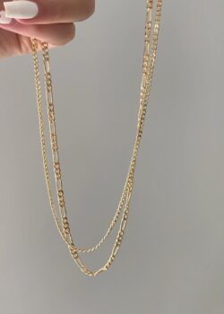 14k gold filled layering chains ✨ clyde + albert!