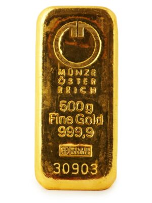 500 gramm Goldbarren