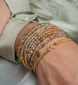 Curb Chain armband Goud _ SparkLinks - 20cm
