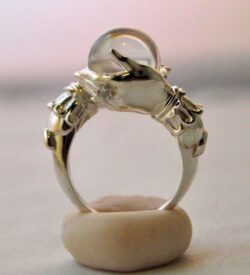 Daiiibabyyy New Fashion Gothic Magic Handball Style Three Rings For Woman Jewelry European And American Ring Wedding Party Sexy - 10 _ Magic ring _ China