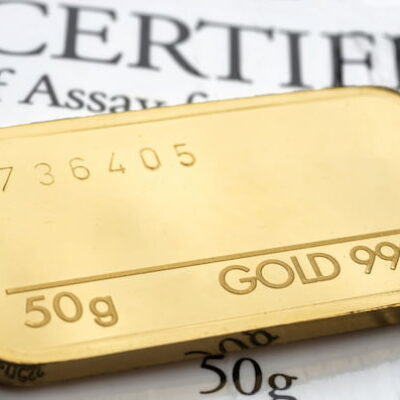 Lingot d’or à La Seyne sur Mer