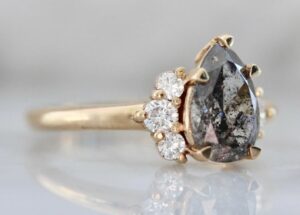 Miss Fortune Salt & Pepper Pear Cut Diamond Ring - 5_5.jpeg