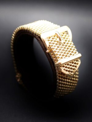 Montre Bracelet Ceinture signée Rolex vers 1960 en or rose 18k mécanique_.jpeg