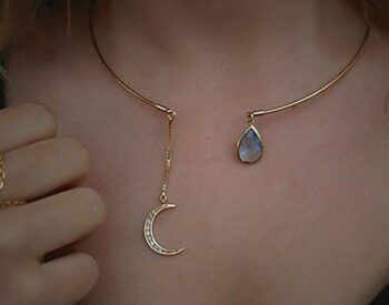 Moonlit Rain Fairycore Cottagecore Choker
