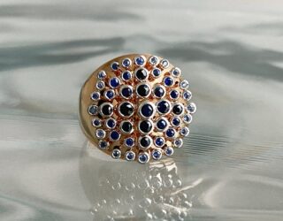 Sapphire King Wave Ring - Sapphire King Wave Ring