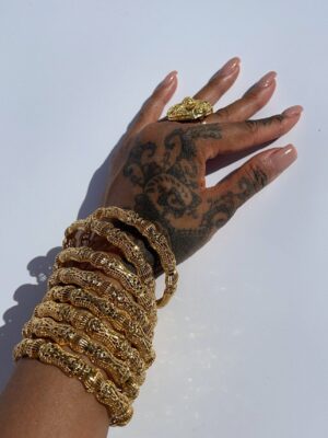 Zion Gold Bangles