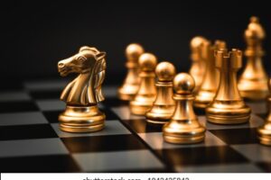 chess-horse-piece-gold-color-260nw-1842425842
