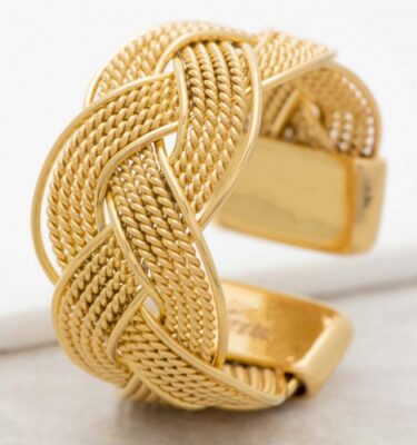 natane-gold-bague-jonc-reglable-tresse-acier-dore